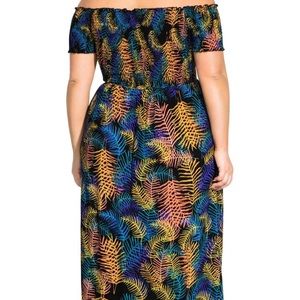 City Chic Dresses - Palm dress - city chic City Chic Dresses - Palm dress - city chic